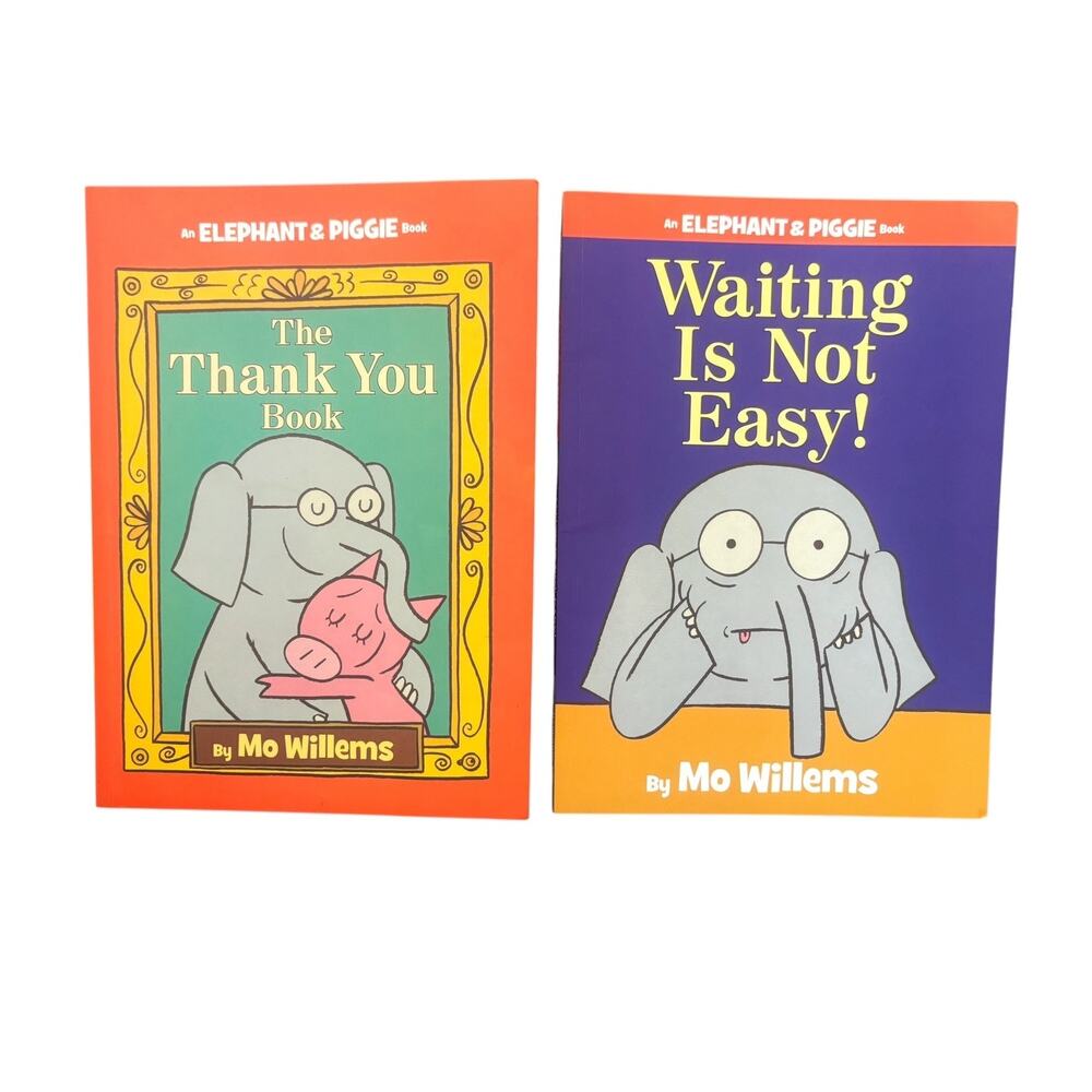 Elephant & Piggie Book Bundle Set of 2 Childrens Books by Mo Willems